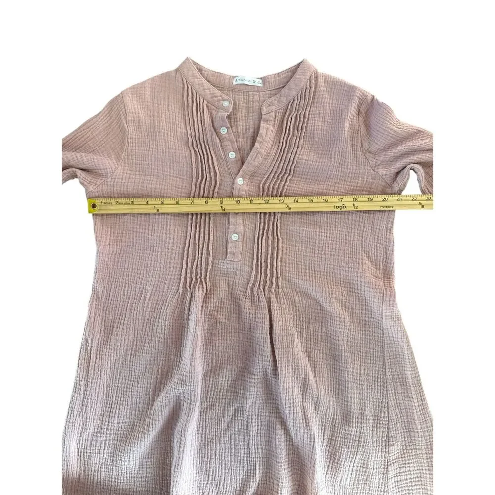 R.‎ Vivimos Cotton Gauze Tunic Dress L/ XL - Picture 4 of 6